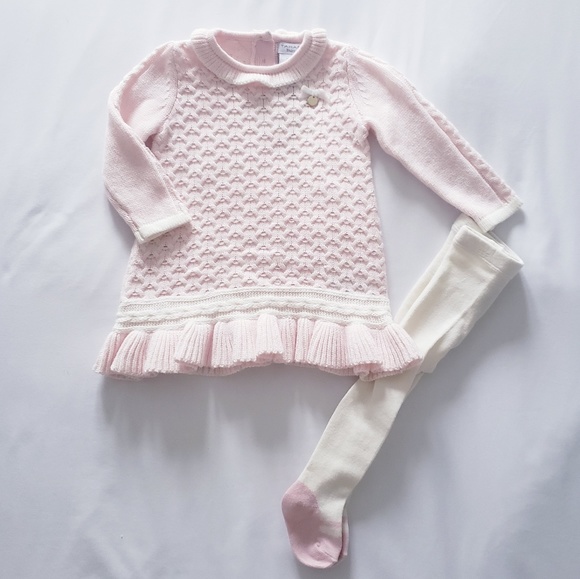 baby dress and tights